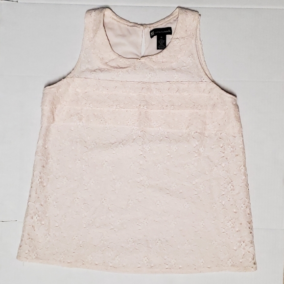 Valerie Bertinelli Tops - Valerie Bertinelli Women's floral lace top sz M